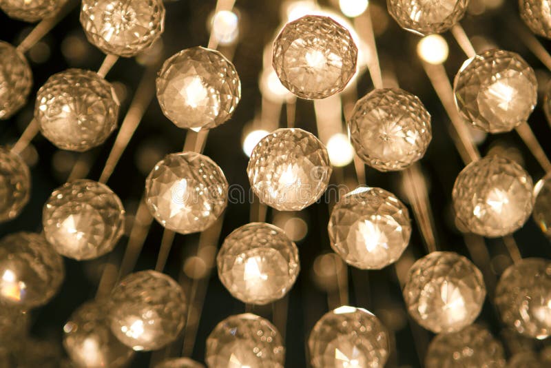 Crystal chandelier balls stock photo. Image of decor 44282940