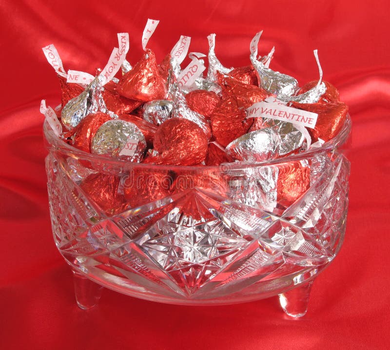 Valentine Chocolate kisses stock image. Image of valentines 63633