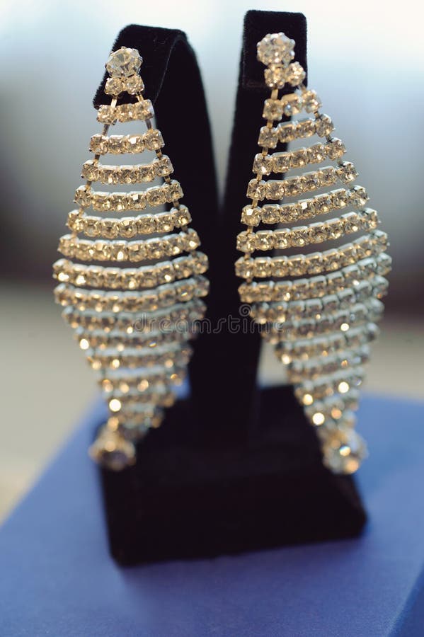 Crystal Earring immagine stock