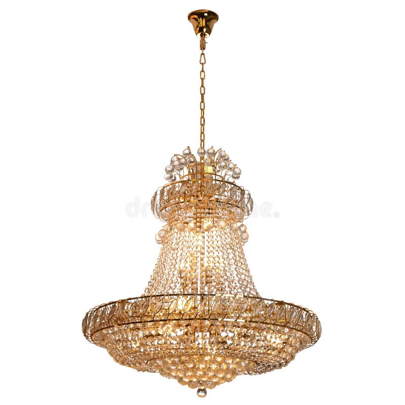 Crystal glass chandelier stock image. Image of decoration 87201567