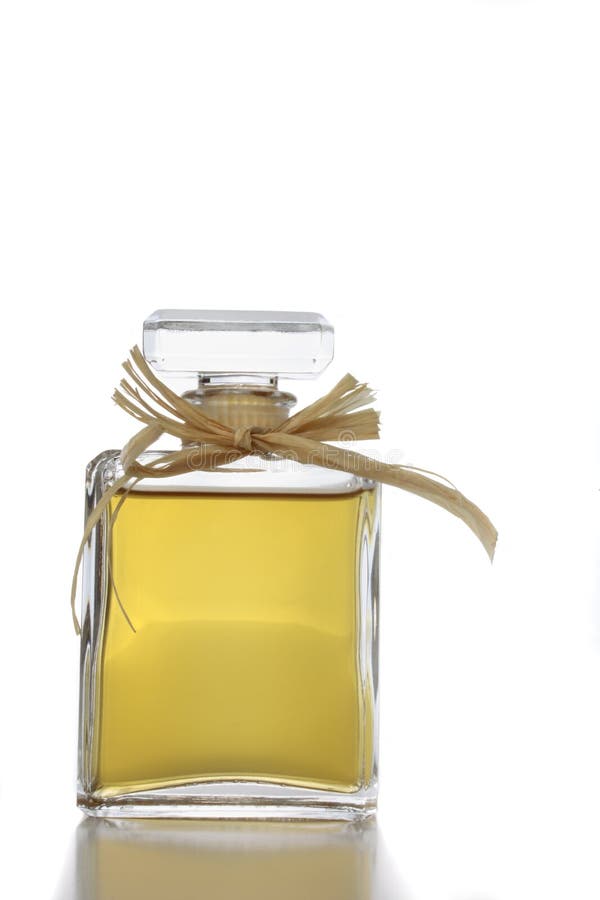 Crystal glass Perfume Bottle royalty free stock photos