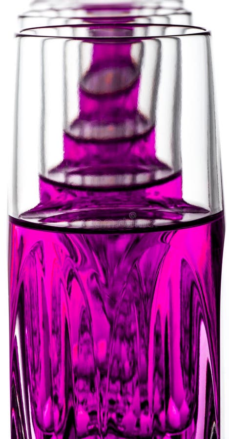 Crystal Glass With Pink Fluid Stock Image Image Of Abstract Lifestyle 45500213