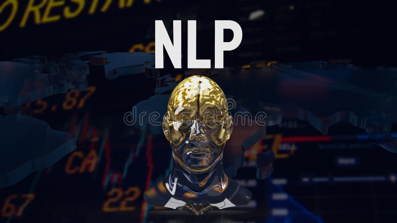 Capul cristal și creierul auriu pentru prelucrarea limbilor naturale și conceptul 3d de redare. Informatică lingvistică naturală nlp este un subdomeniu al inteligenței artificiale și al lingvisticii care se concentrează asupra interacțiunii dintre computere și oameni prin intermediul limbajului natural