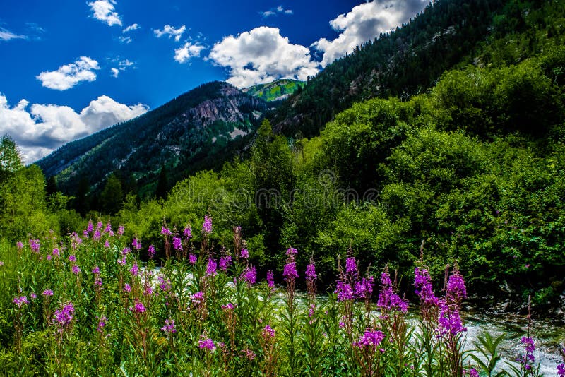 Crystal Mill en marbre, le Colorado images libres de droits Crystal Mill en marbre, le Colorado images libres de droits