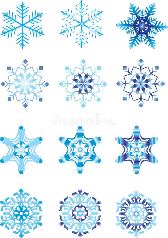 Crystal modulation of a snowflake