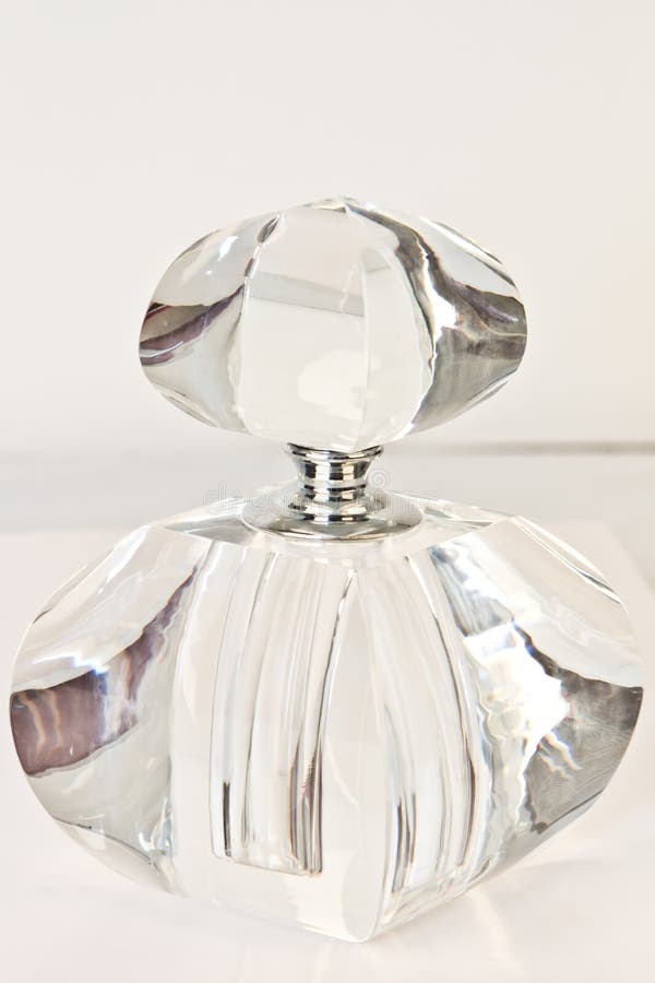 Crystal Perfume Bottle with Stopper Stock Image Image of fragrance