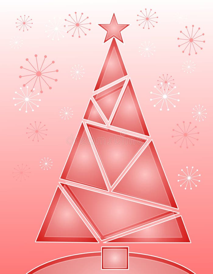 Crystal Pink Christmas Tree