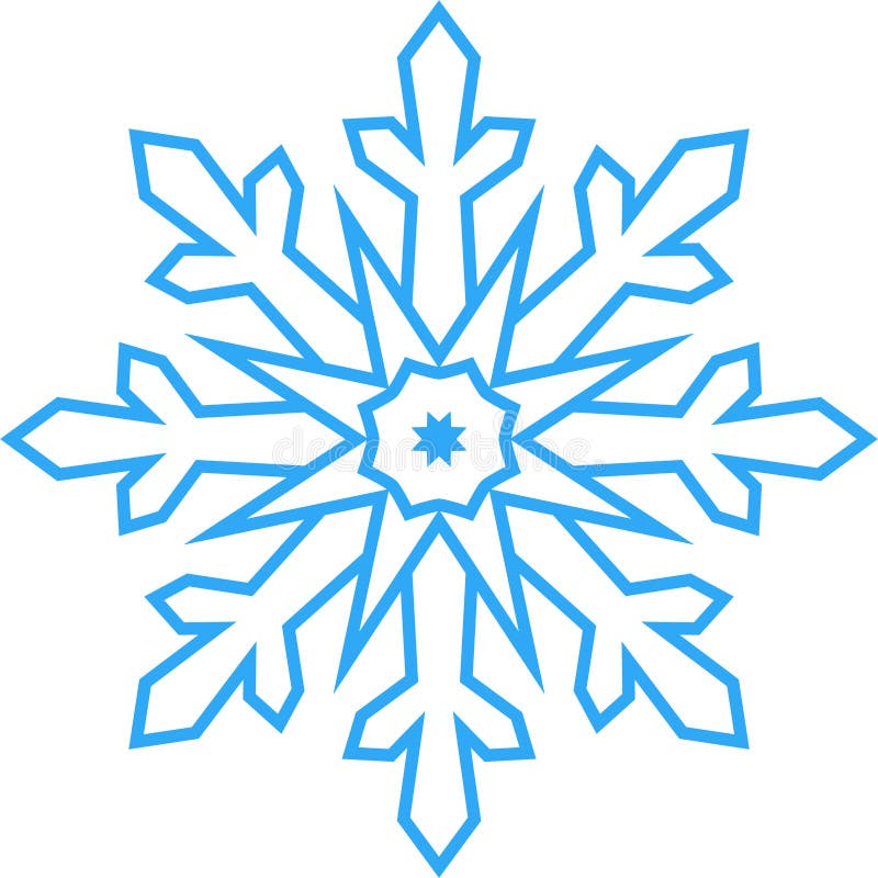 Crystal of snow stock vector. Illustration of january 198472595