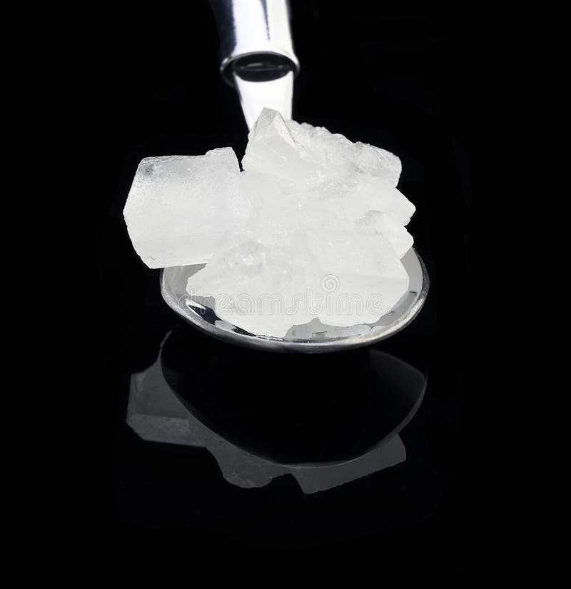 2577542 Crystal Sugar on a Spoon Stock Photo - Image of energy ...