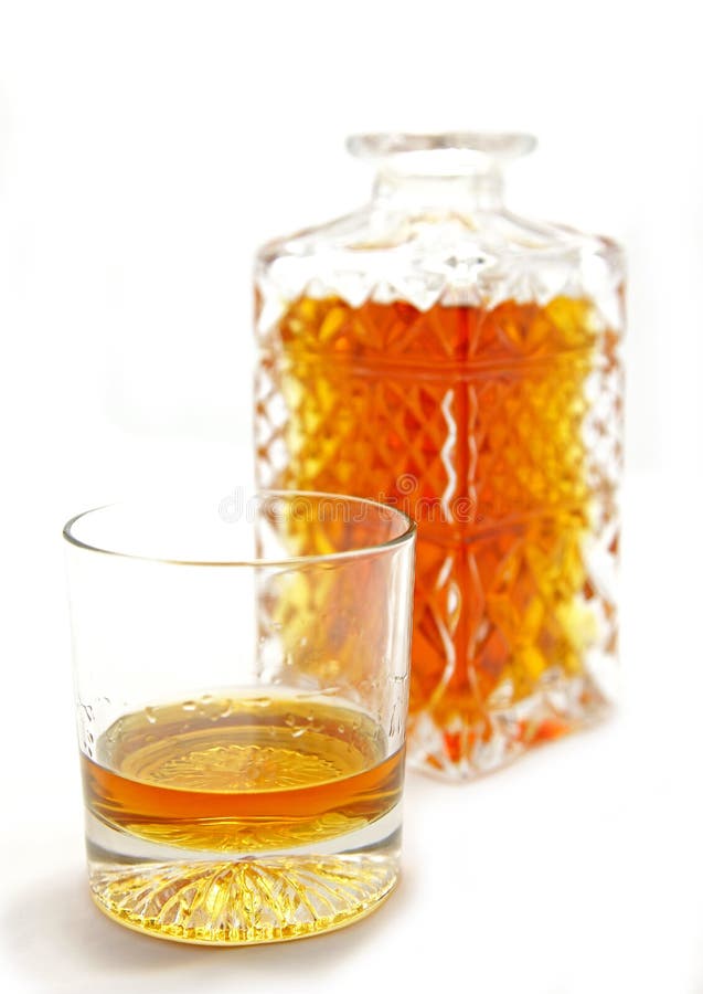 Crystal whiskey glass stock photo. Image of crystal, alcohol 36274964
