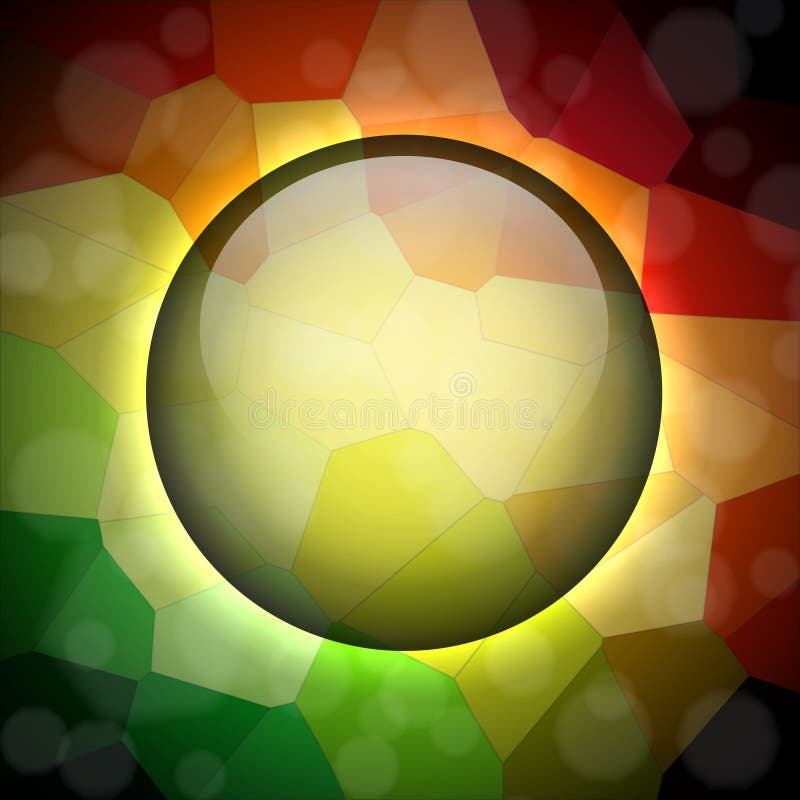 Crystallize background vector illustration