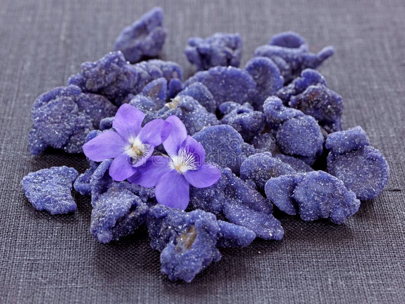 Crystallized Violets Stock Photos Image 23703923