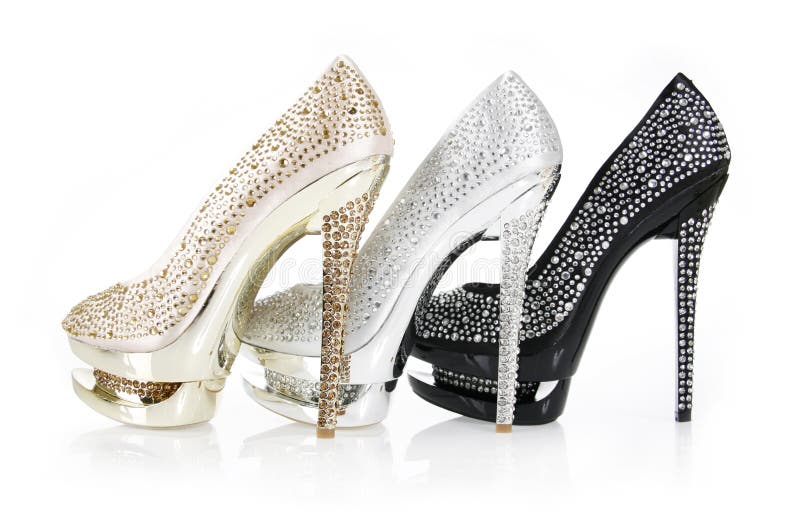 crystal encrusted shoes
