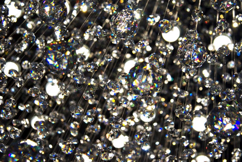 Crystals Refracting Bright Light Stock Image - Image of bright, sparkle ...