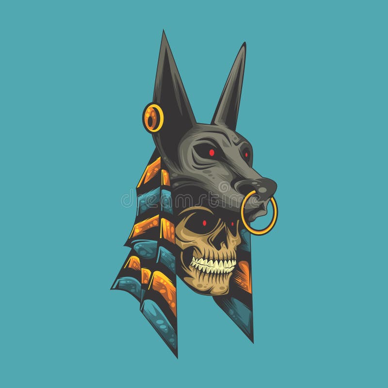 Cráneo de Anubis libre illustration Cráneo de Anubis libre illustration