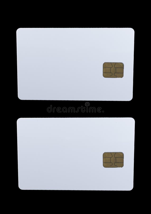 Crédito branco vazio no preto isolado imagem de stock royalty free Crédito branco vazio no preto isolado imagem de stock royalty free