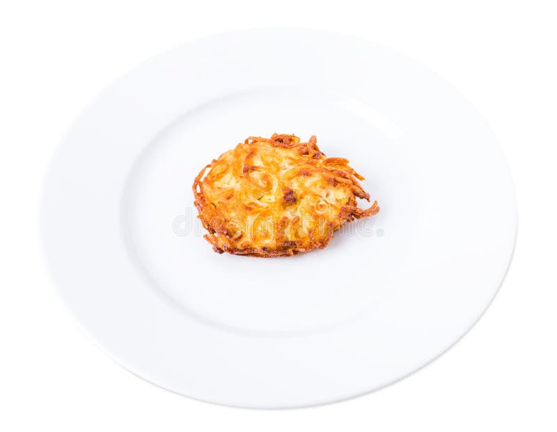 Crêpe de pomme de terre frite photo stock Crêpe de pomme de terre frite photo stock