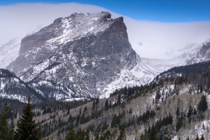 Crête de Hallett - Rocky Mountain National Park photographie stock Crête de Hallett - Rocky Mountain National Park photographie stock