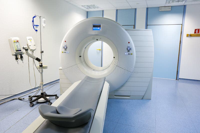 CT (Computed tomography) scanner in hospital laboratory. Contrast enhanced stock images, royalty-free photos and pictures