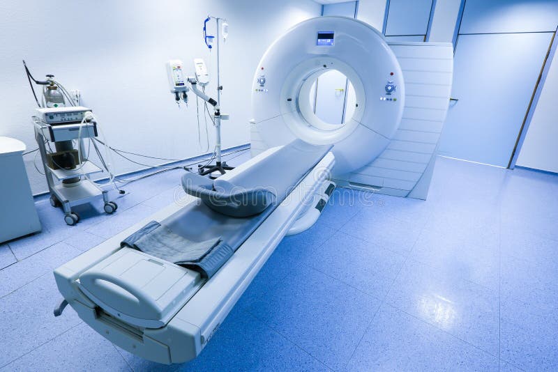 CT (Computed tomography) scanner in hospital laboratory. Contrast enhanced stock images, royalty-free photos and pictures