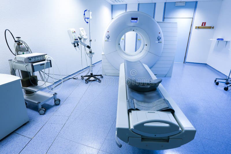 CT (Computed tomography) scanner in hospital laboratory. Contrast enhanced stock images, royalty-free photos and pictures