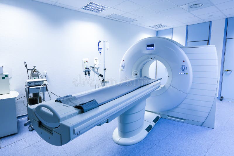 CT (Computed tomography) scanner in hospital laboratory. Contrast enhanced stock images, royalty-free photos and pictures
