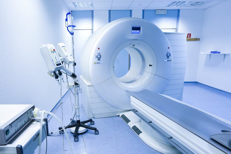 CT (Computed tomography) scanner in hospital laboratory. Contrast enhanced stock images, royalty-free photos and pictures