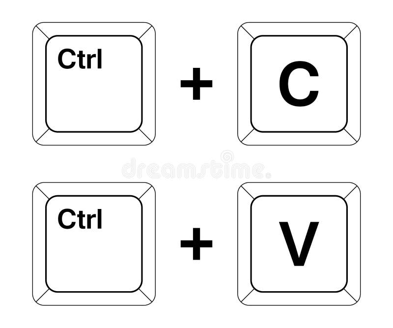 Ctrl c ctrl v teclas en el teclado copiar y pegar la combinaci n de