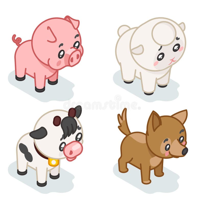 Cub ζώων αγροκτημάτων τα isometric τρισδιάστατα χαριτωμένα μωρών εικονίδια σχεδίου κινούμενων σχεδίων επίπεδα θέτουν τη διανυσματ απεικόνιση αποθεμάτων Cub ζώων αγροκτημάτων τα isometric τρισδιάστατα χαριτωμένα μωρών εικονίδια σχεδίου κινούμενων σχεδίων επίπεδα θέτουν τη διανυσματ απεικόνιση αποθεμάτων