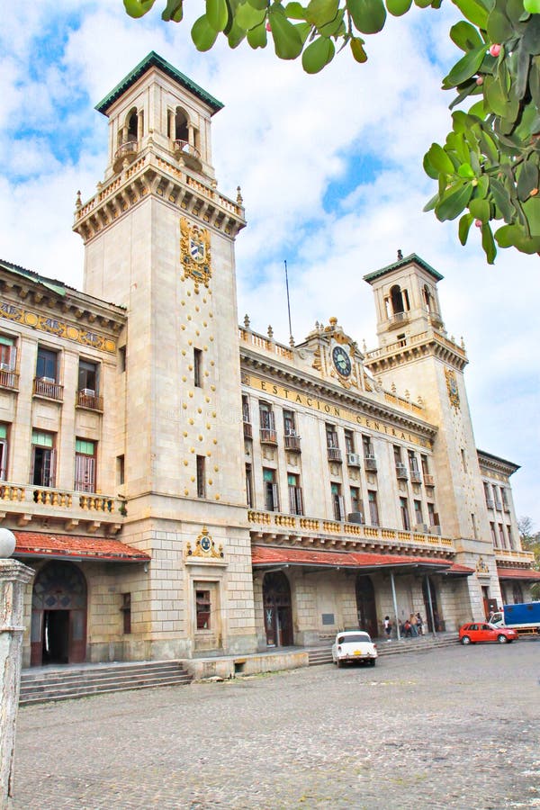 cuba havana stationsdrev arkivbilder cuba havana stationsdrev arkivbilder