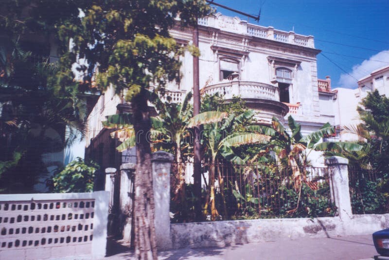 Cuba 1979, Typical House in Cuba Stock Photo Image of habana, town