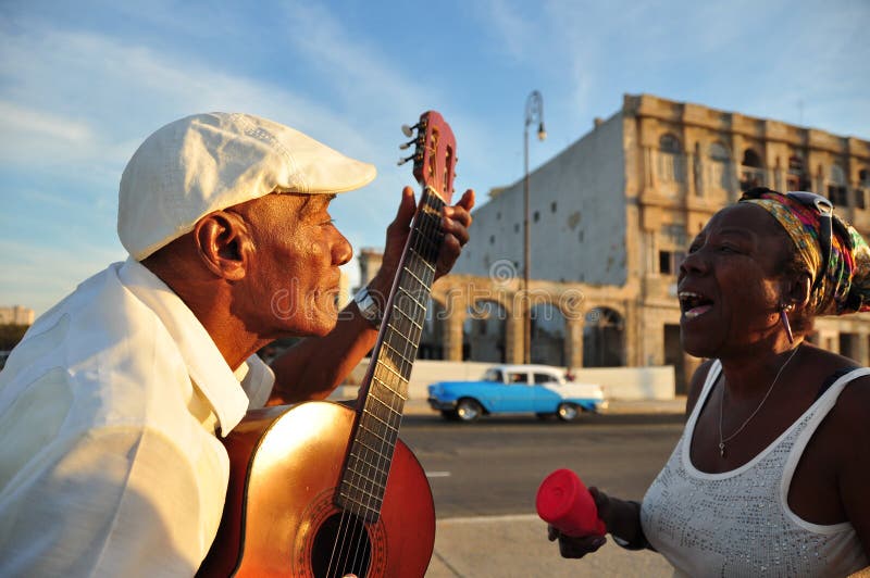 Cuban singing in the streets of Havana after the US announced changes to its policy with Cuba. Cuban singing in the streets of Havana after the US announced changes to its policy with Cuba