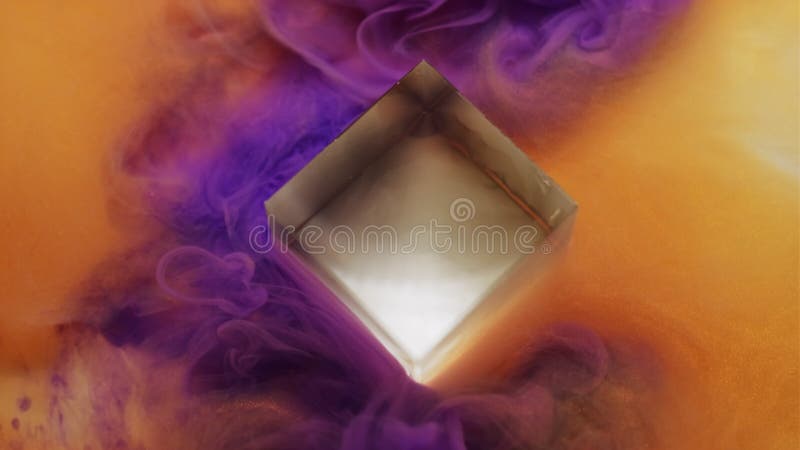 Cube d'onde de vaporisateur de jet d'encre de fumée clips vidéos