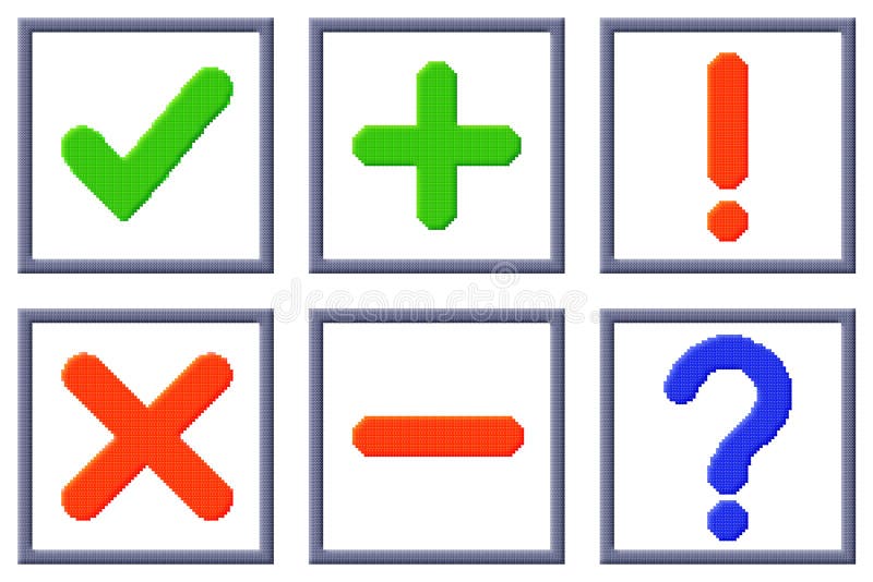 Symboles Des Mathématiques De Base - Multiplication, Division, Addition Et  Soustraction Illustration Stock - Illustration du ajoutez, ajout: 128621812
