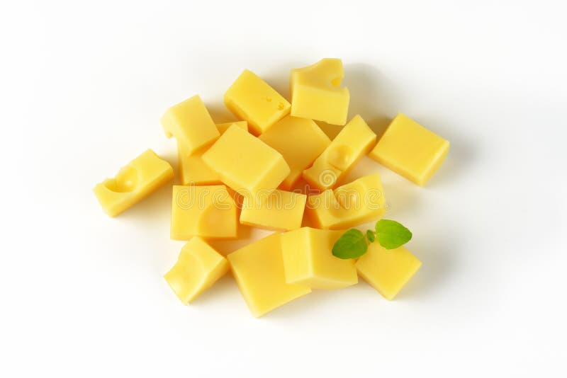 Cubes of cheese stock image. Image of appetizer, gourmet 62153169