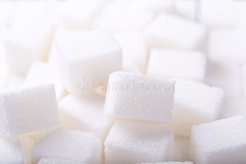 Cubes en sucre blanc image libre de droits Cubes en sucre blanc image libre de droits