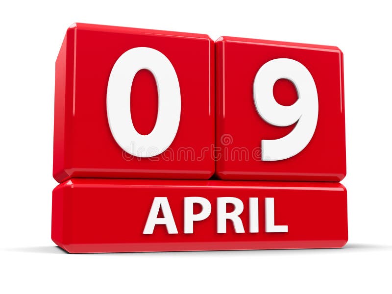 April 9th Stock Illustrations – 143 April 9th Stock Illustrations, Vectors  & Clipart - Dreamstime
