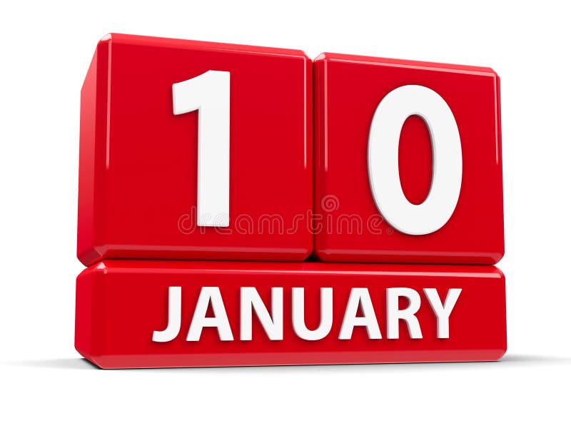 10th January stock illustration. Illustration of january 83252882