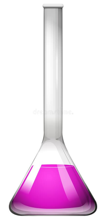 Cubilete de cristal con el líquido púrpura libre illustration Cubilete de cristal con el líquido púrpura libre illustration