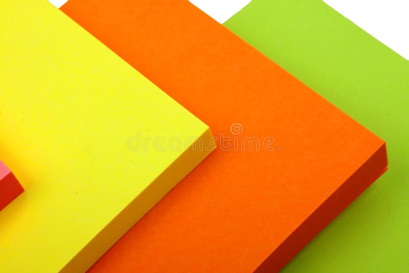 Sticky Notes Cube isolated on a white background. Sticky Notes Cube isolated on a white background