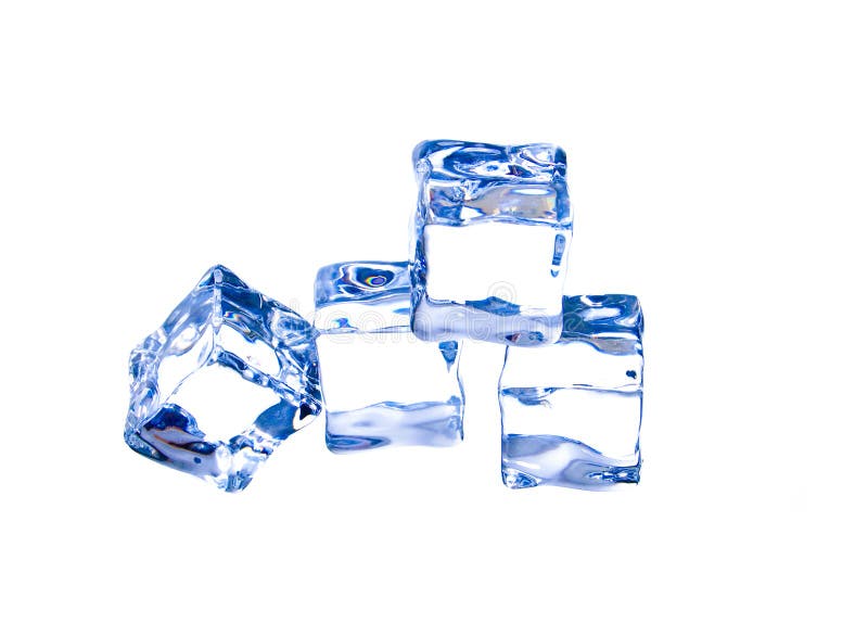 Cubos de hielo imagen de archivo libre de regalías Cubos de hielo imagen de archivo libre de regalías