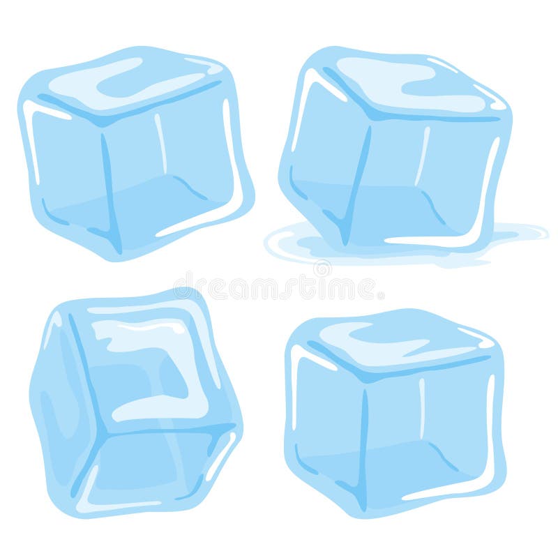 Cubos de hielo de fusión