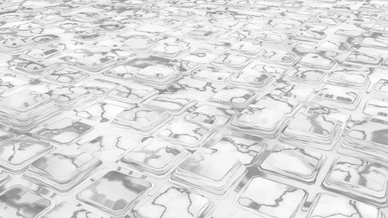 Cubos de mármol blancos infinitos libre illustration Cubos de mármol blancos infinitos libre illustration