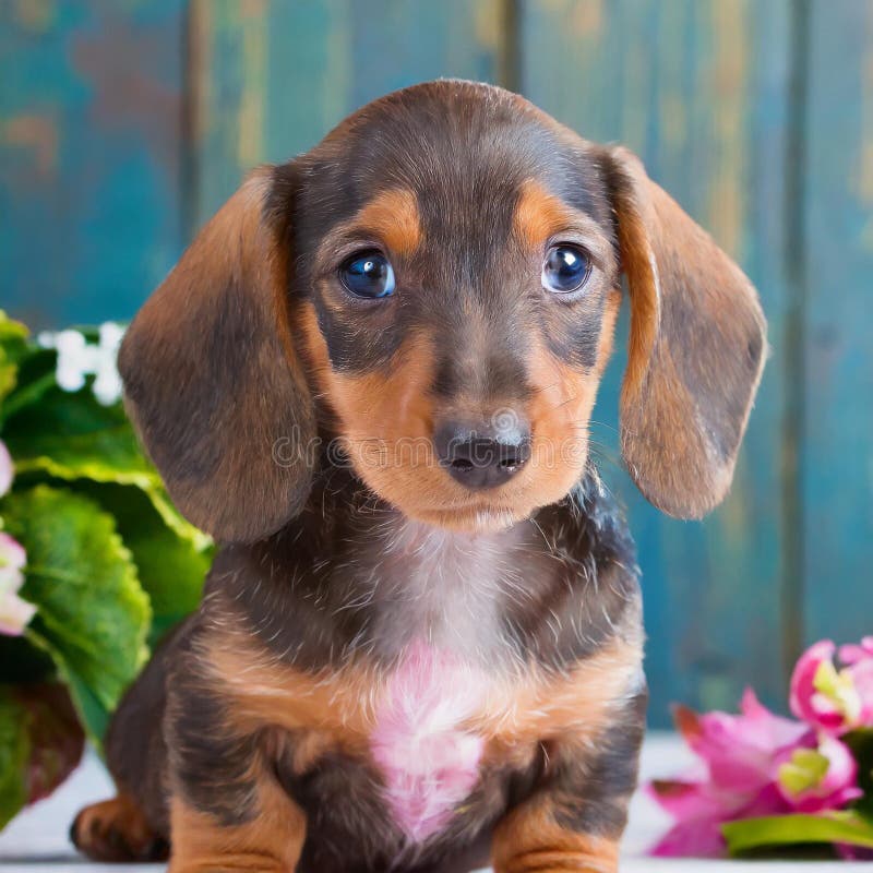 Cucciolo di dachshund illustrazione vettoriale