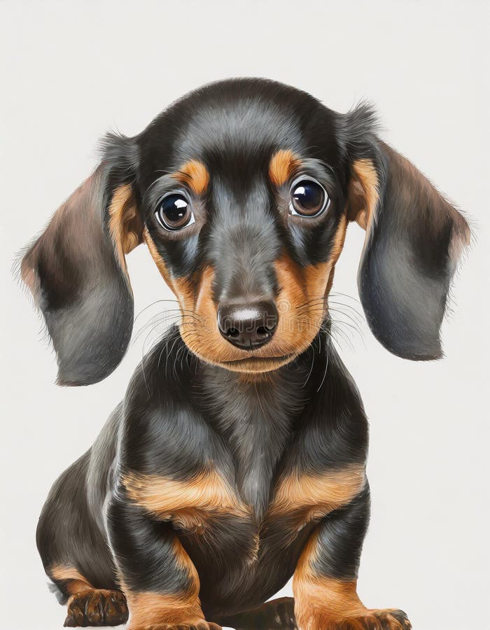 Cucciolo di dachshund illustrazione vettoriale