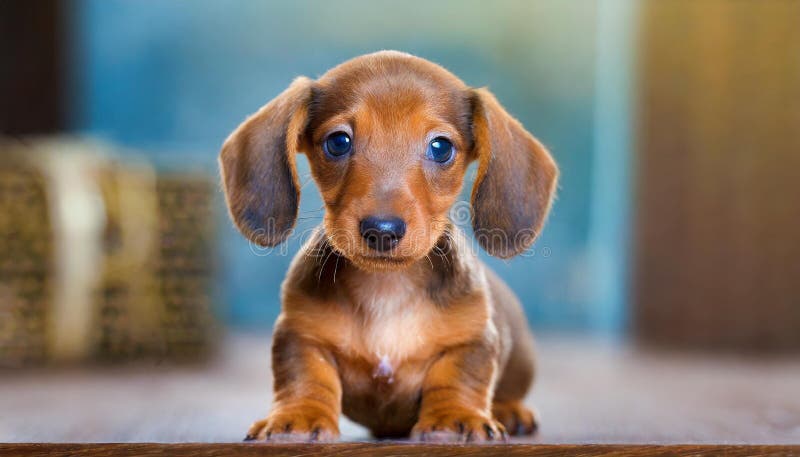 Cucciolo di dachshund illustrazione di stock