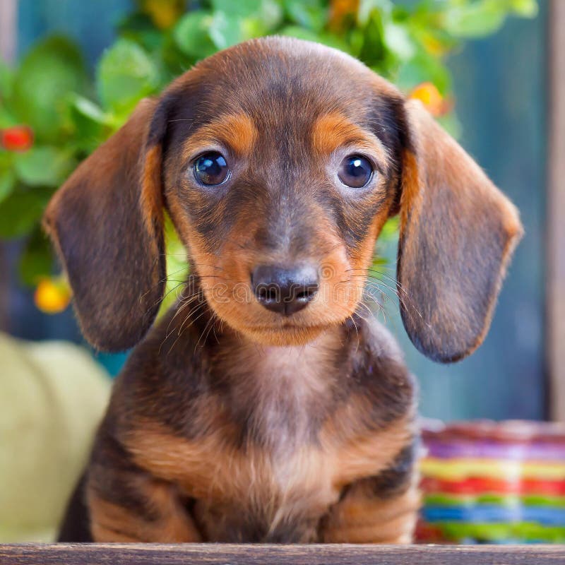 Cucciolo di dachshund illustrazione vettoriale