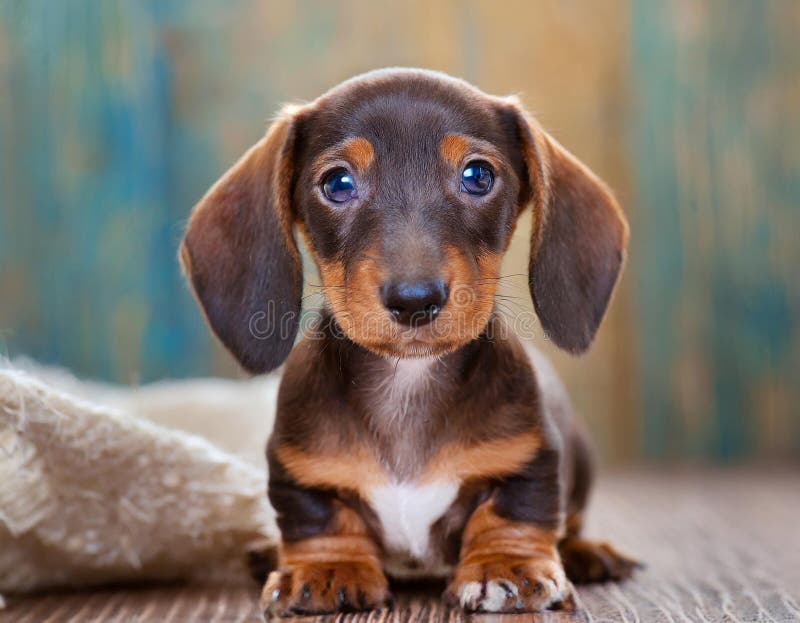 Cucciolo di dachshund illustrazione vettoriale