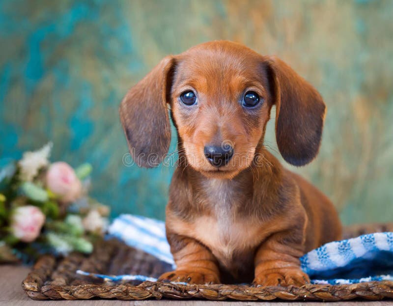 Cucciolo di dachshund illustrazione di stock