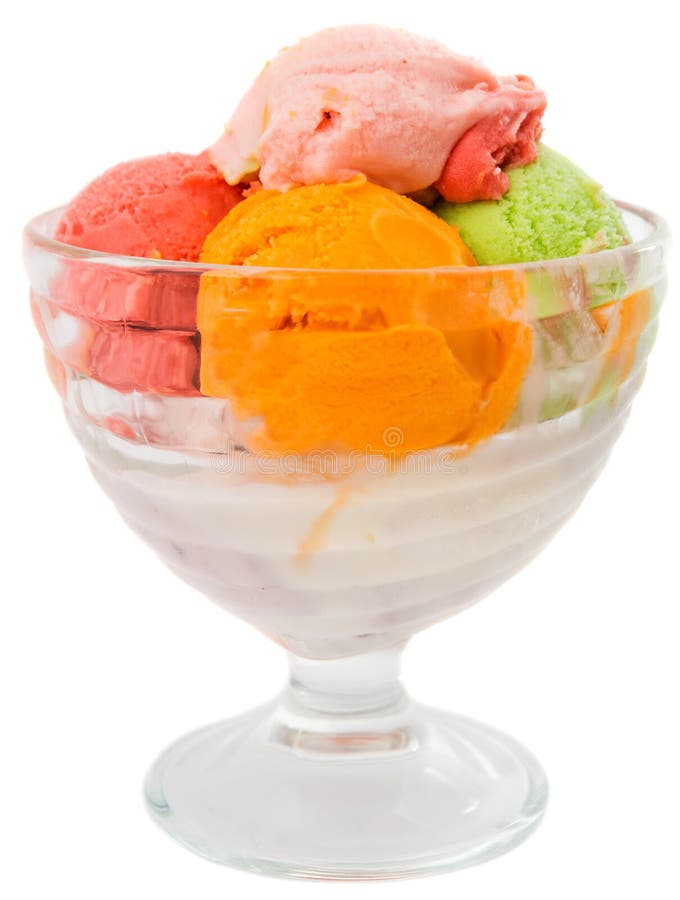 Helados de colores fotos de archivo libres de regalías